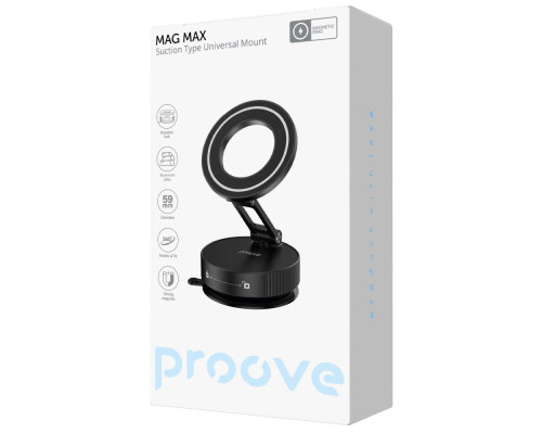 Автомобільний тримач Proove Mag Max Sutction Type Universal Mount black 2003000272055 6901114039273