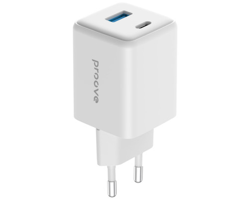 МЗП Proove Pocket GaN 45W (Type-C + USB) white 2003000238631 6901112454443