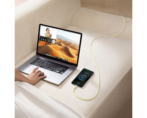 Кабель Baseus Discolor Series Fast Charging Type-C 100W (1m) yellow 2003000212884 6932172668051