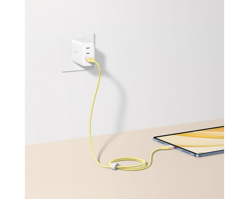 Кабель Baseus Discolor Series Fast Charging Type-C 100W (1m) yellow 2003000212884 6932172668051