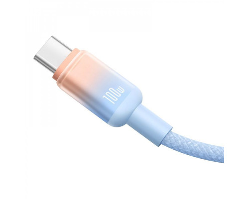 Кабель Baseus Discolor Series Fast Charging Type-C 100W (1m) yellow 2003000212884 6932172668051