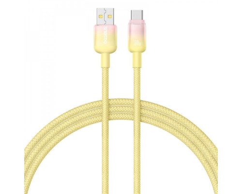 Кабель Baseus Discolor Series Fast Charging Type-C 100W (1m) yellow 2003000212884 6932172668051