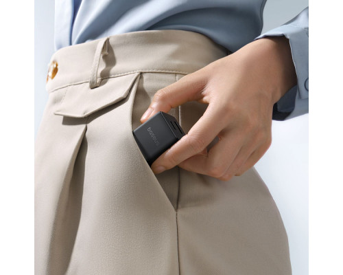 МЗП Baseus Palm Fast Charger Type-C+USB 20W black 2003000211030 6932172672737