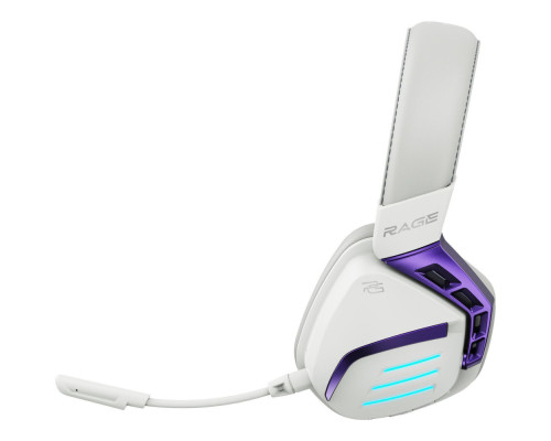 Бездротова ігрова гарнітура Proove Gaming Rage (APP) white/purple 2003000347500 6901111127072