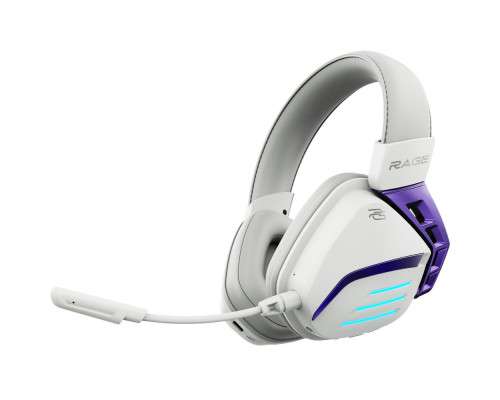 Бездротова ігрова гарнітура Proove Gaming Rage (APP) white/purple 2003000347500 6901111127072