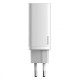 МЗП Baseus GaN2 Lite Quick Charger 65W (1 Type-C + 1 USB) white