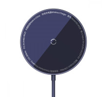 Бездротовий ЗП Baseus Simple Mini3 Magnetic Wireless Charger 15W purple