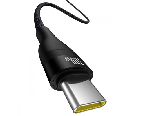 Кабель Baseus Flash 2 USB to Type-C 100W (2m) black 2003000171631 6932172657529