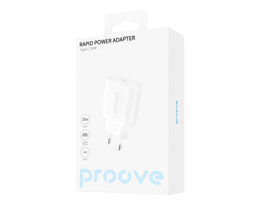 МЗП Proove Rapid 20W (Type-C) white