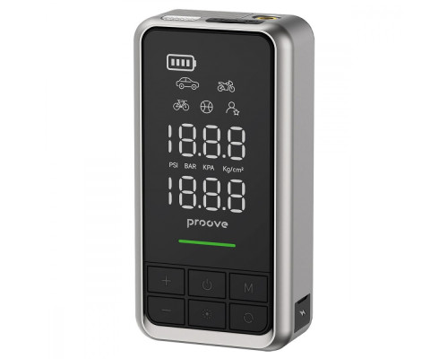 Пусковий Пристрій 2 in 1 + Насос Proove Air Jump 10400mAh 1000A gray 2003000220506 6901116510244