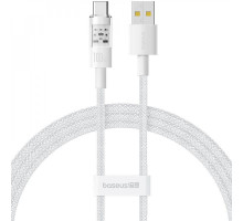 Кабель Baseus Gem Fast-Charging Type-C 100W 1m white 2003000172645 6932172658731