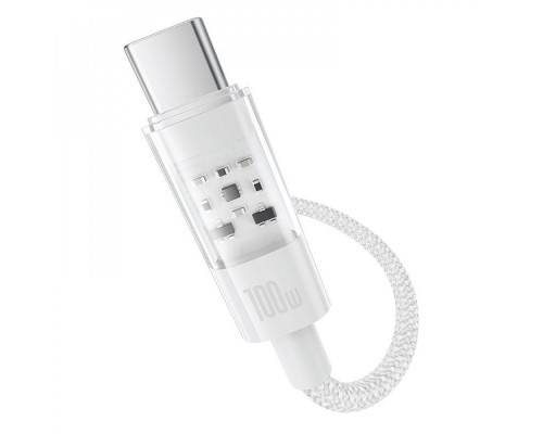 Кабель Baseus Gem Fast-Charging Type-C 100W 1m white 2003000172645 6932172658731