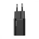 МЗП Baseus Super Silicone PD Charger 20W (1Type-C) + With Cable Type-C to Lightning black