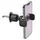 Тримач в машину Hoco CA110 pull clip air outlet black metal gray