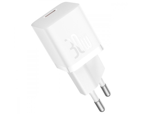 МЗП Baseus GaN5 Mini Fast Charger Type-C 30W white 2003000172065 6932172624446