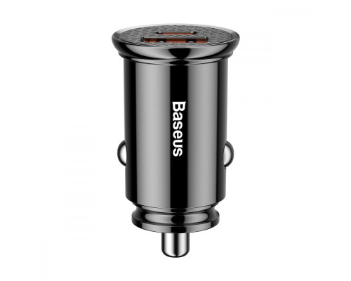 АЗП Baseus Circular Plastic PD3.0 QC 4.0 + 30W USB + Type-C black