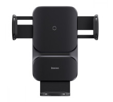 Автомобільний тримач з Бездротовим ЗП Baseus Wisdom Auto Alignment 15W black 2001000534197 6932172605568