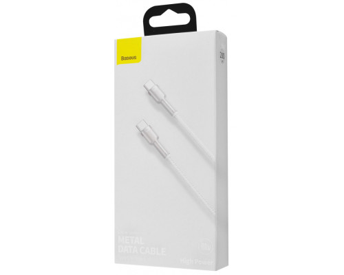 Кабель Baseus Cafule Metal Type-C to Type-C 100W (2m) purple