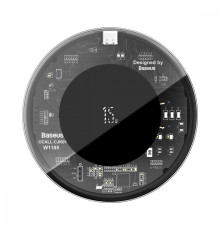 Бездротовий ЗП Baseus Simple 15W (Type-C version) transparent