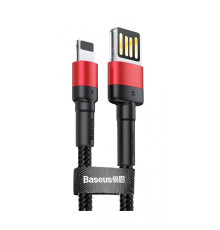 Кабель Baseus Cafule Lightning Special Edition 2.4A (1m) red/black