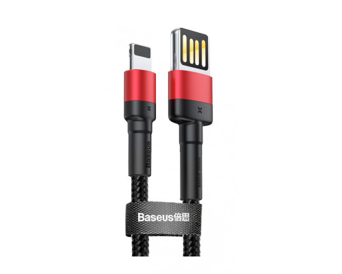 Кабель Baseus Cafule Lightning Special Edition 2.4A (1m) red/black