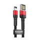 Кабель Baseus Cafule Lightning Special Edition 2.4A (1m) red/black