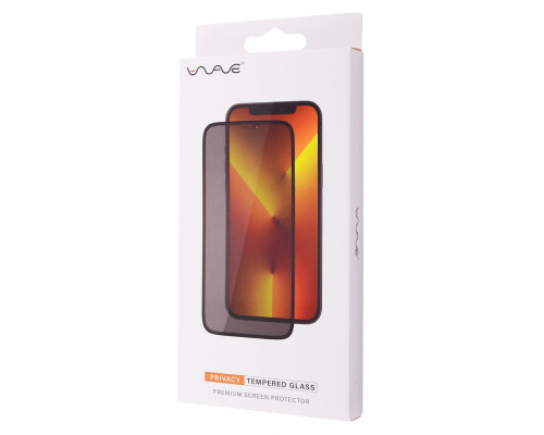 Захисне скло WAVE Privacy iPhone 15 Pro Max black