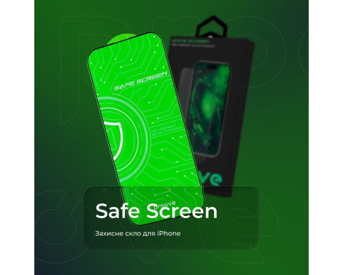 Захисне скло Proove Safe Screen iPhone 14 Pro/15/16 (1pcs) black 2003000303186