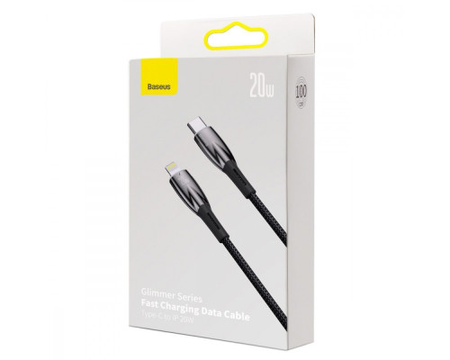 Кабель Baseus Glimmer Series Fast Charging Type-C to Lightning 20W (1m) black 2001001041731 6932172617844