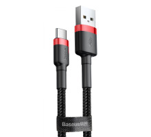 Кабель Baseus Cafule Type-C Cable 2A (3m) red/black