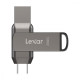 Накопичувач OTG LEXAR JumpDrive D400 USB to Type-C (USB 3.1) 128GB