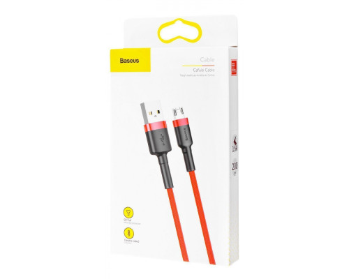 Кабель Baseus Cafule Micro USB 1.5A (2m) red