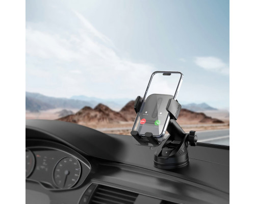 Тримач в машину Proove Crystal Clamp Suction Type Car Mount black