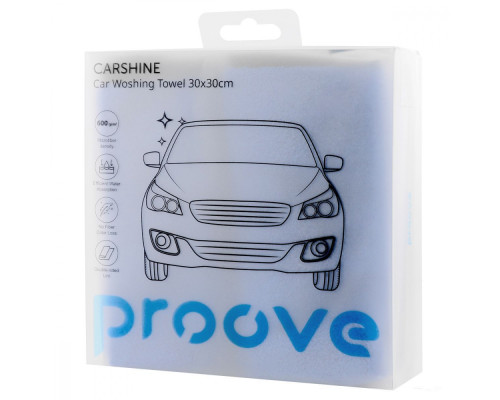 Автомобільна Мікрофiбра Proove Carshine (30*30cm) blue