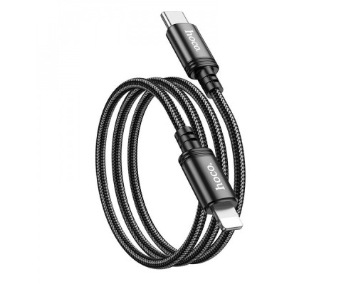 Кабель Hoco X89 Wind Type-C to Lightning (1m) black