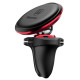 Тримач в машину Baseus Magnetic Air Vent Car Mount With Cable Clip red