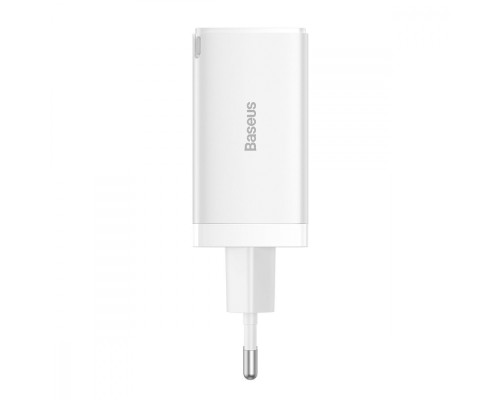 МЗП Baseus GaN5 Pro 65W (2 Type-С+USB ) + Кабель Type-C to Type-C 100W (1m) white 2001000810987 6932172617516