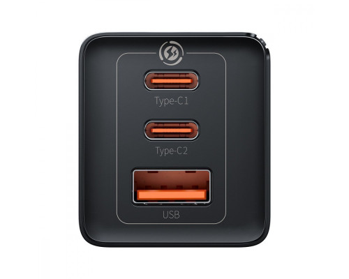 МЗП Baseus GaN5 Pro 65W (2 Type-С+USB ) + Кабель Type-C to Type-C 100W (1m) white 2001000810987 6932172617516