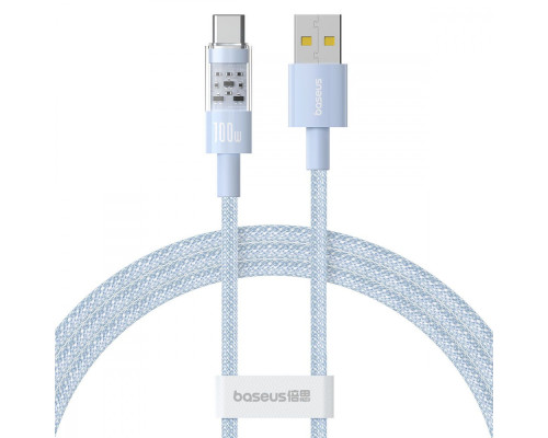 Кабель Baseus Gem Fast-Charging Data Cable Type-C 100W 2m blue