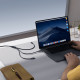 Кабель Baseus Silky One-for-Three Fast Charging USB to Micro USB+Lightning+Type-C 100W 1.5m black 2003000230970 6932172684679