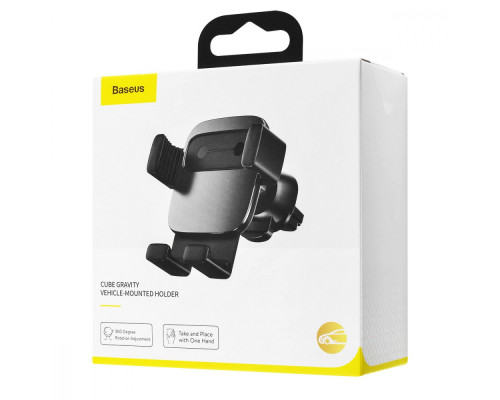 Автомобільний тримач Baseus Cube Gravity Vehicle Mounted red