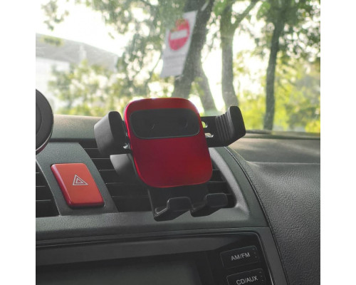 Автомобільний тримач Baseus Cube Gravity Vehicle Mounted red