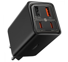 МЗП Baseus GaN6 Pro Fast Charger 2 Type-C + 2 USB 65W black 2001001934583 6932172644444