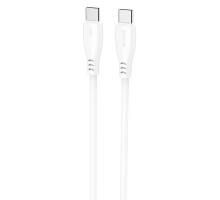 Кабель Proove Simple Silicone Type-C to Type-C 60W (1m) white 2003000244045 6901115150779