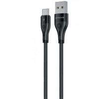 Кабель Proove Soft Silicone USB to Type-C 3A (2m) black 2003000244182 6901114441021