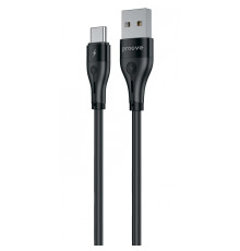 Кабель Proove Soft Silicone USB to Type-C 3A (2m) black 2003000244182 6901114441021