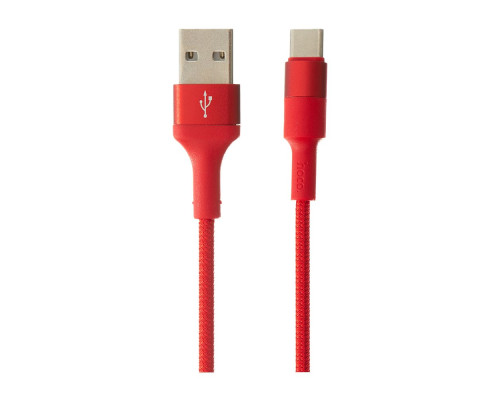 Кабель USB Hoco X26 Xpress Charging Type-C Колір Червоний