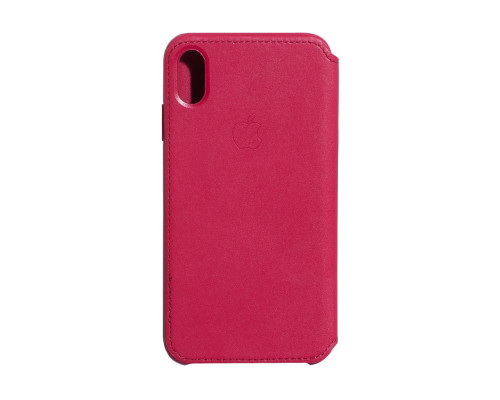 Чохол-книжка Leather Folio для iPhone Xs Max Колір Pink