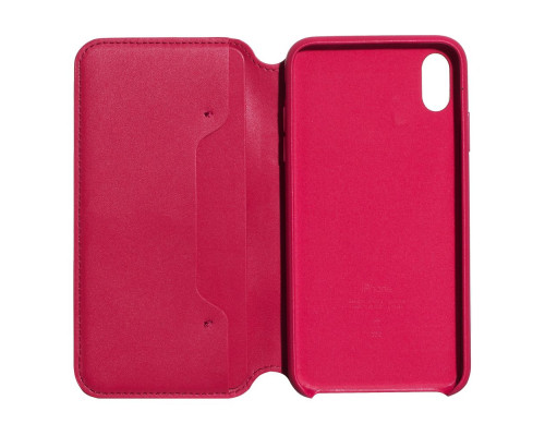 Чохол-книжка Leather Folio для iPhone Xs Max Колір Pink