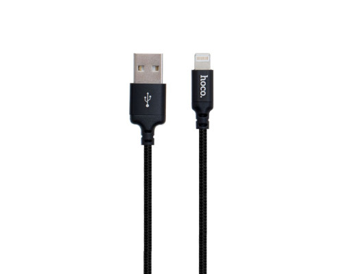 Кабель USB Hoco X14 Times Speed Lightning 2m Колір Чорний 6957531062882